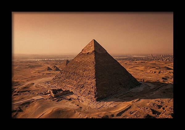 Great Pyramid Of Giza At Sunrise