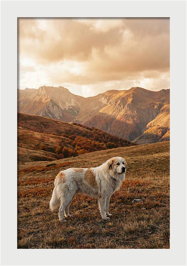 Great Pyrenees Standing Guard