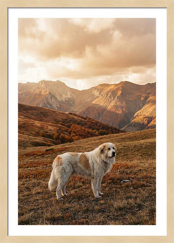 Great Pyrenees Standing Guard