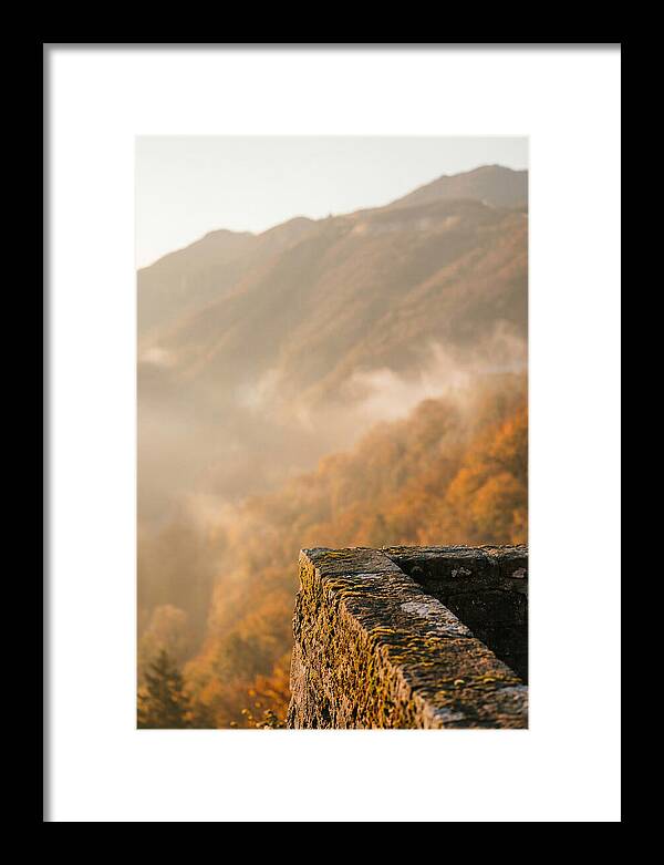 Great Wall In Autumn Mist