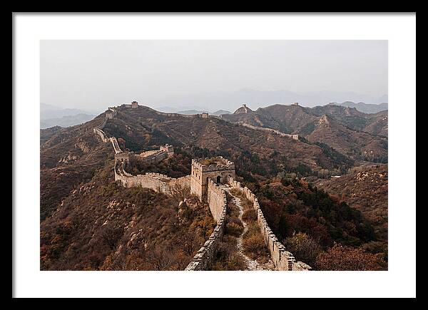 Great Wall In Autumn Serenity