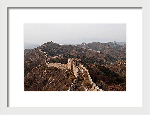Great Wall In Autumn Serenity