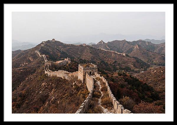 Great Wall In Autumn Serenity