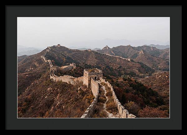 Great Wall In Autumn Serenity