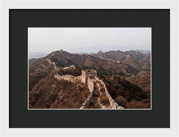 Great Wall In Autumn Serenity