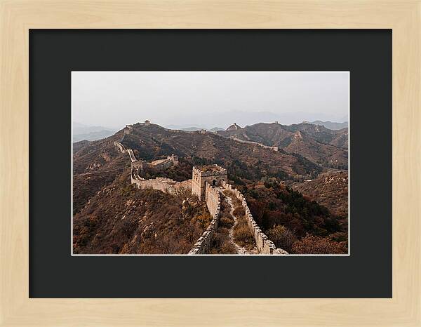 Great Wall In Autumn Serenity