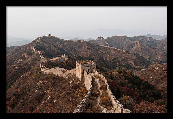 Great Wall In Autumn Serenity