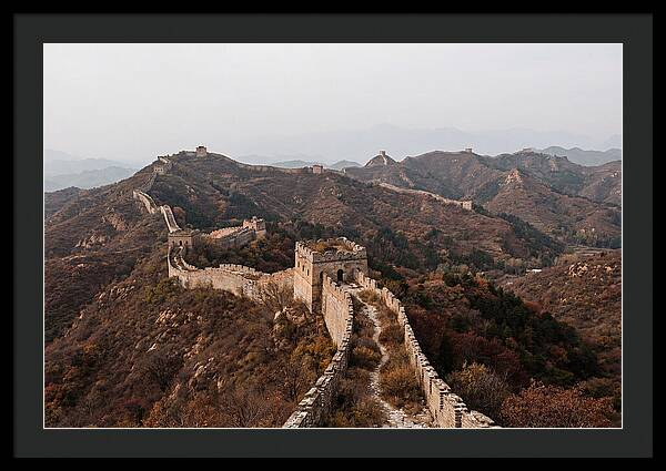 Great Wall In Autumn Serenity