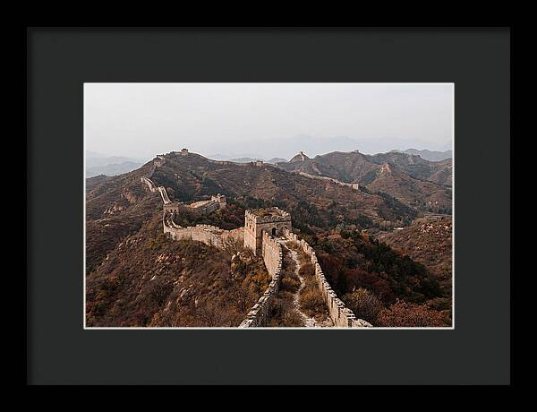Great Wall In Autumn Serenity