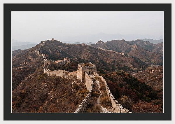 Great Wall In Autumn Serenity