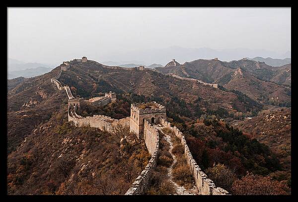 Great Wall In Autumn Serenity