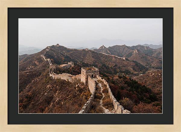 Great Wall In Autumn Serenity