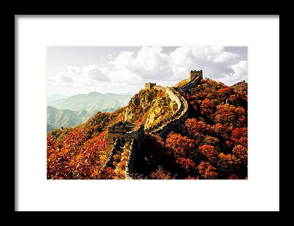 Great Wall In Autumn Splendor