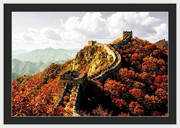 Great Wall In Autumn Splendor