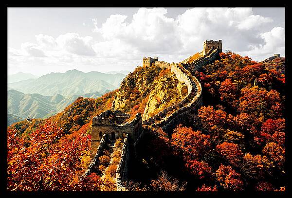 Great Wall In Autumn Splendor