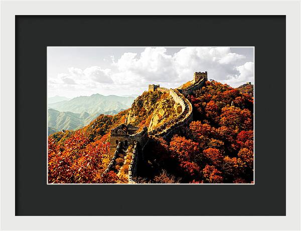 Great Wall In Autumn Splendor