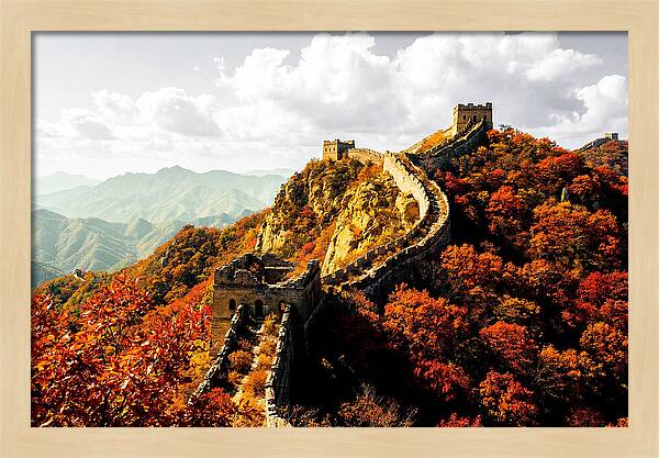 Great Wall In Autumn Splendor