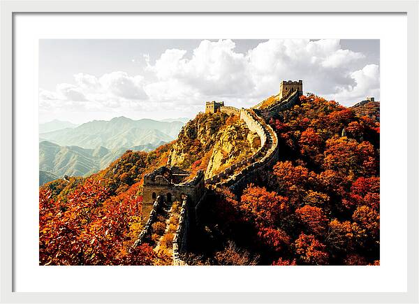 Great Wall In Autumn Splendor