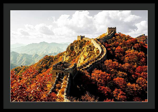 Great Wall In Autumn Splendor