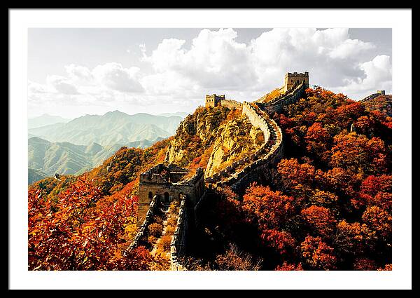 Great Wall In Autumn Splendor