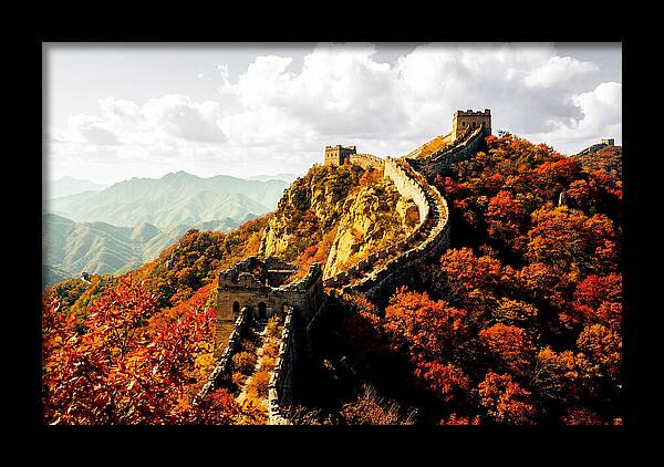Great Wall In Autumn Splendor