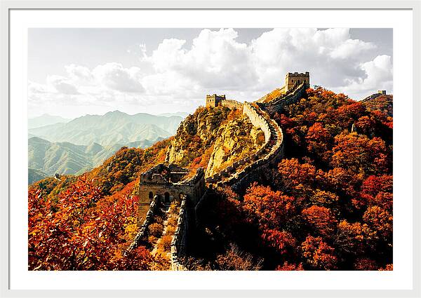 Great Wall In Autumn Splendor