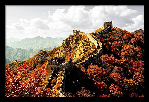 Great Wall In Autumn Splendor