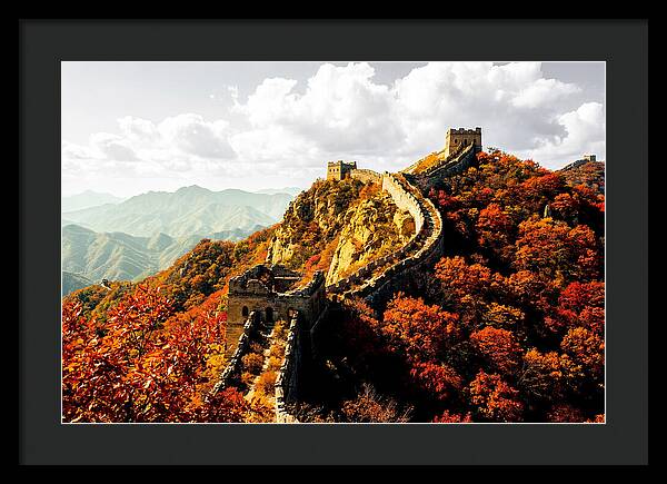 Great Wall In Autumn Splendor