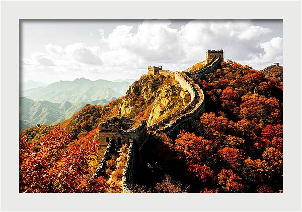Great Wall In Autumn Splendor