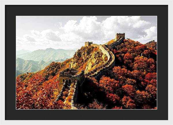 Great Wall In Autumn Splendor