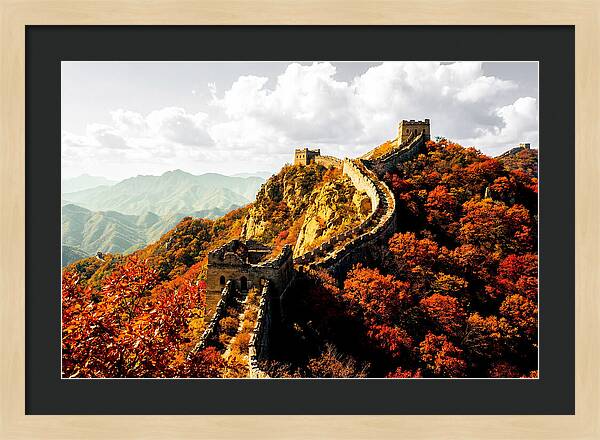Great Wall In Autumn Splendor