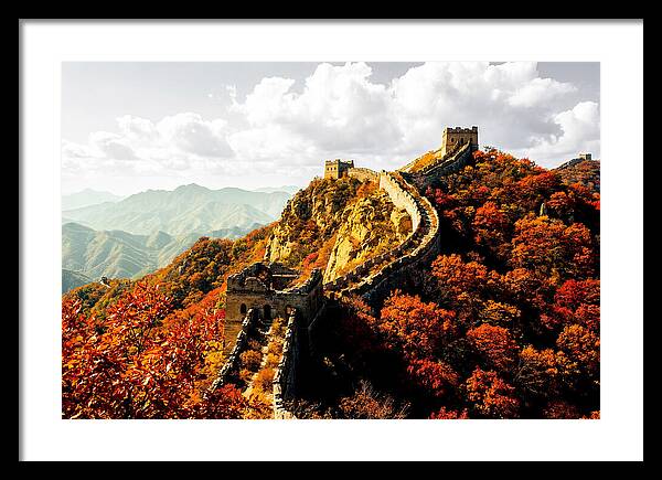 Great Wall In Autumn Splendor