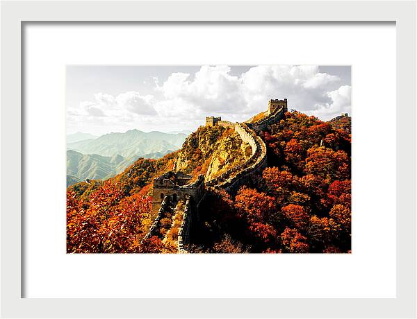 Great Wall In Autumn Splendor