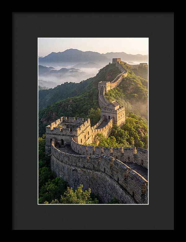 Great Wall Of China At Sunrise