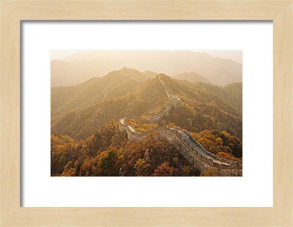 Great Wall Ridge Line At Dawn