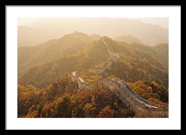 Great Wall Ridge Line At Dawn