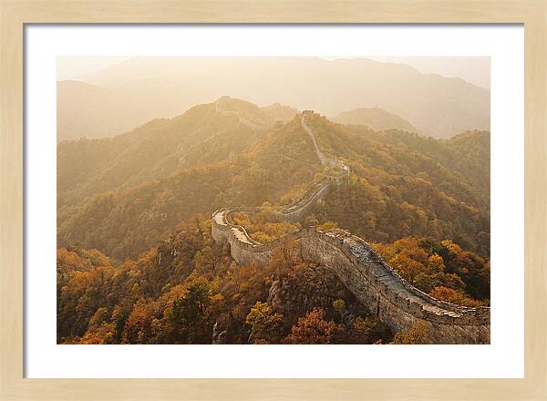 Great Wall Ridge Line At Dawn