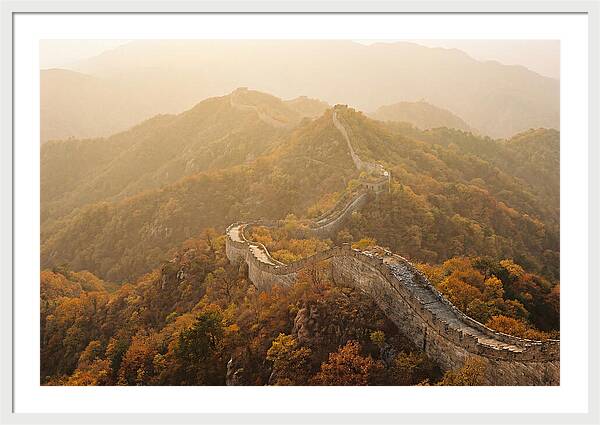 Great Wall Ridge Line At Dawn
