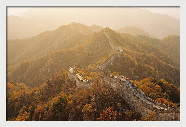 Great Wall Ridge Line At Dawn