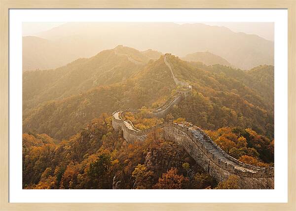 Great Wall Ridge Line At Dawn
