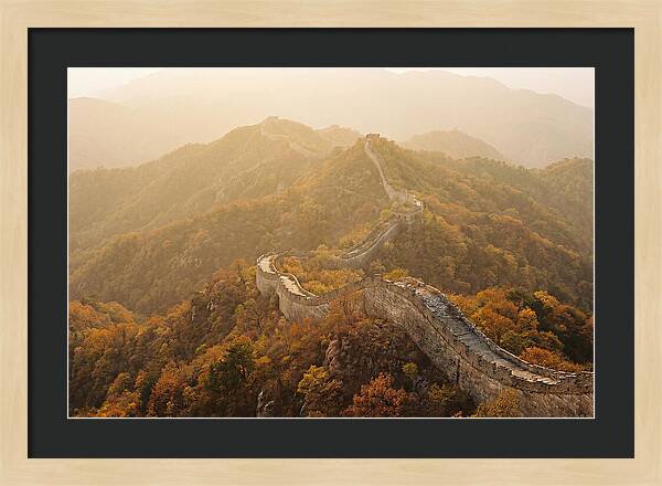 Great Wall Ridge Line At Dawn