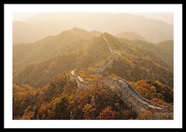 Great Wall Ridge Line At Dawn