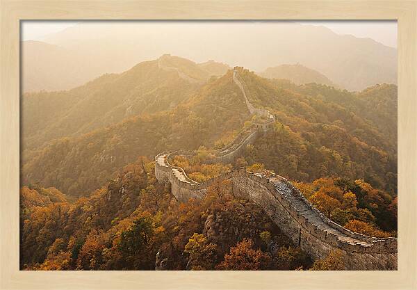 Great Wall Ridge Line At Dawn