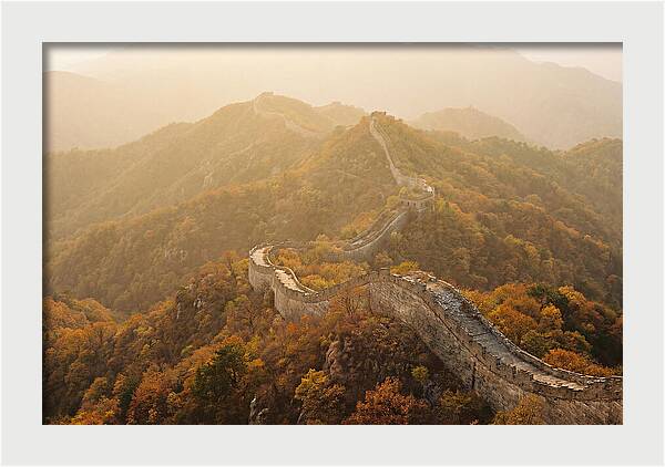 Great Wall Ridge Line At Dawn