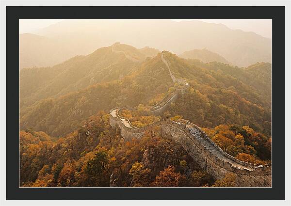 Great Wall Ridge Line At Dawn