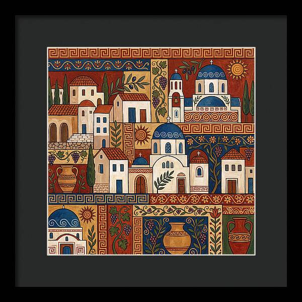 Greek Architecture Folk Art