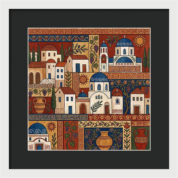 Greek Architecture Folk Art