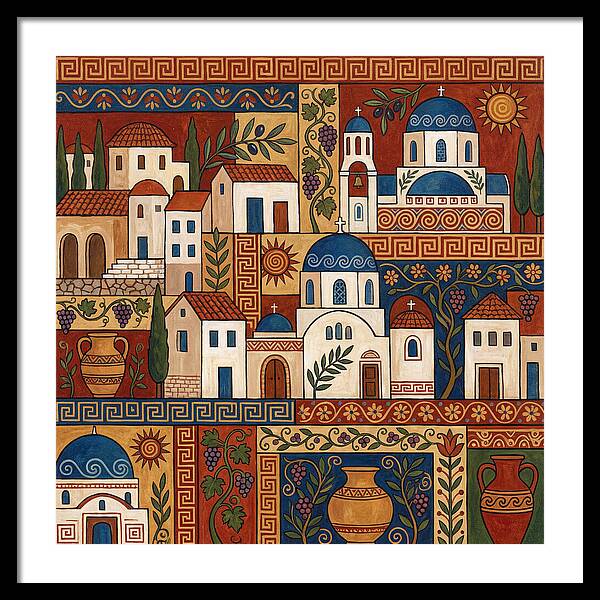 Greek Architecture Folk Art
