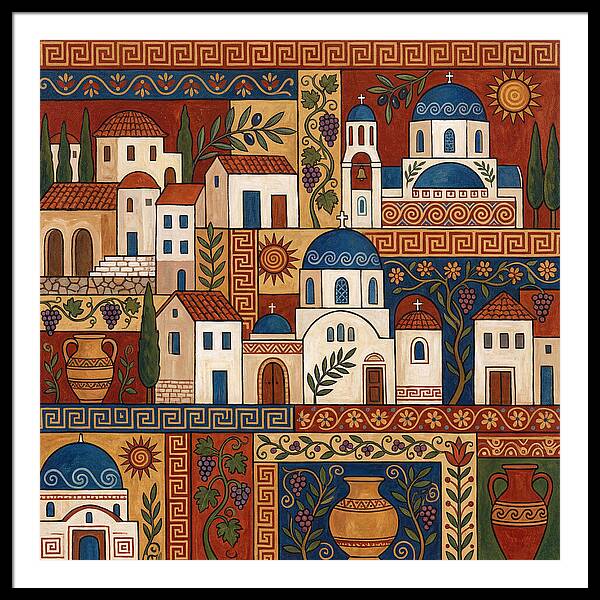 Greek Architecture Folk Art