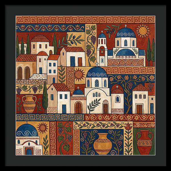 Greek Architecture Folk Art